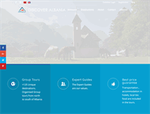 Tablet Screenshot of discoveralbanianow.com